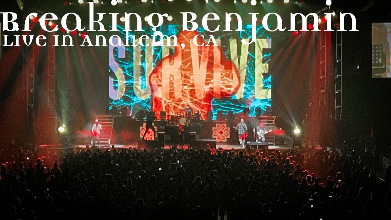 BREAKING BENJAMIN - 2024 TOUR - HONDA CENTER - ANAHIEM, CA - 10/13/24