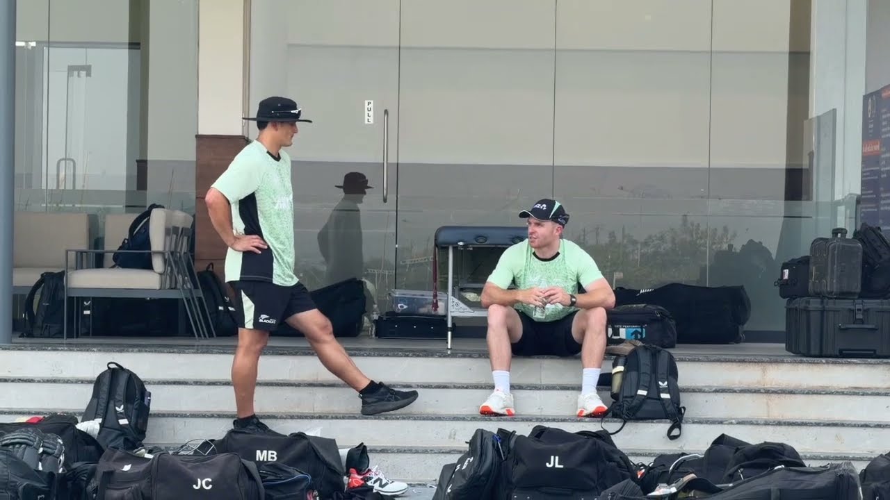 New Zealand 1st Practice Session in India 🇮🇳