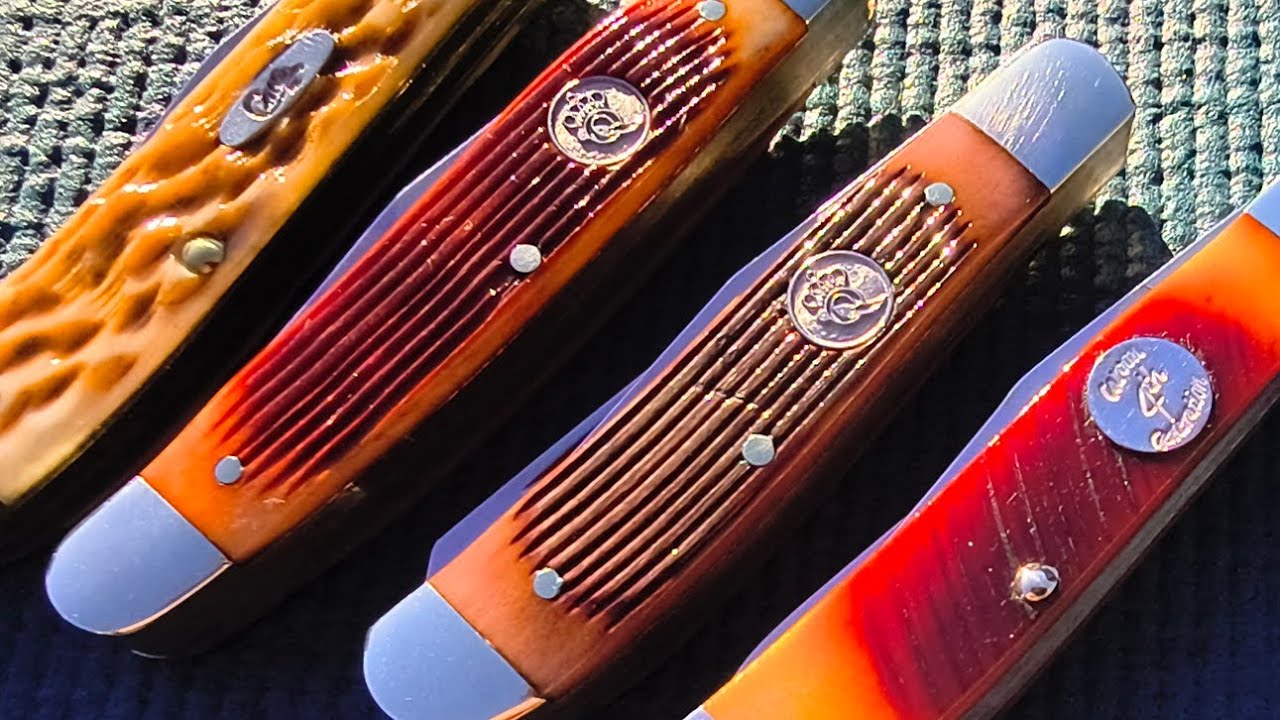 Сделано в Америке по доступной цене ~ 2025 ~ Queen USA Amber Winterbottom Bone Mini Trapper Knife