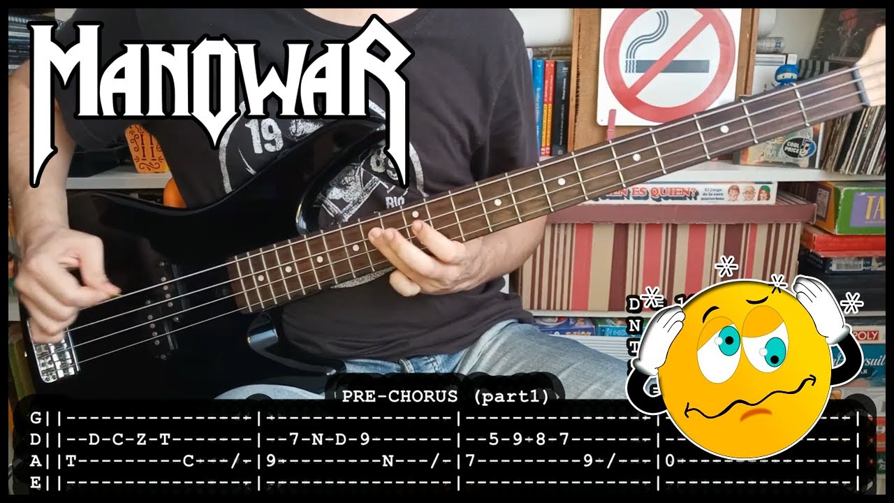MANOWAR - Metal daze (BASS TABS) [lyrics + pdf]