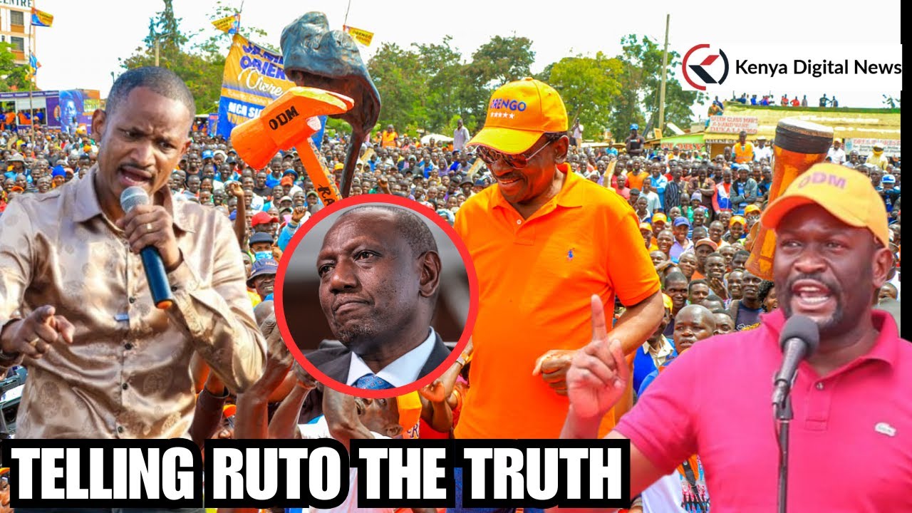 ZERO FEAR! SIFUNA, BABU & ORENGO Prove Ruto, Oburu & Wanga Wrong,Hold 'LINDA WANANCHI TOUR' in Busia