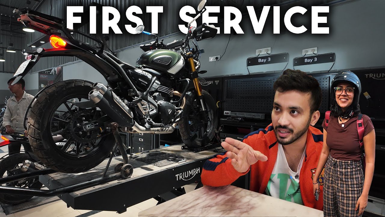 First service of Triumph Scrambler 400x *SHOCKING*
