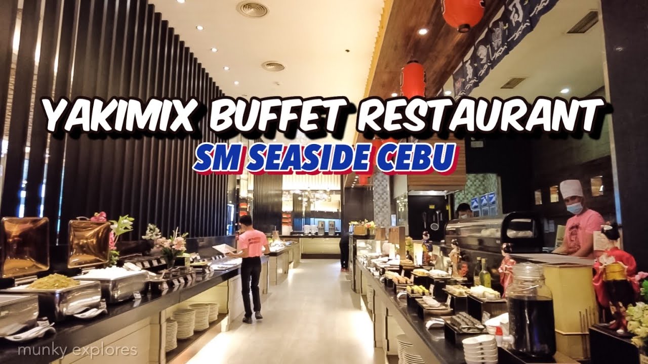 🔥[4K #CEBU 🇵🇭] ▶︎  #YAKIMIX - SM SEASIDE Food Tour | Eat and Drink All You Can |  #Philippines