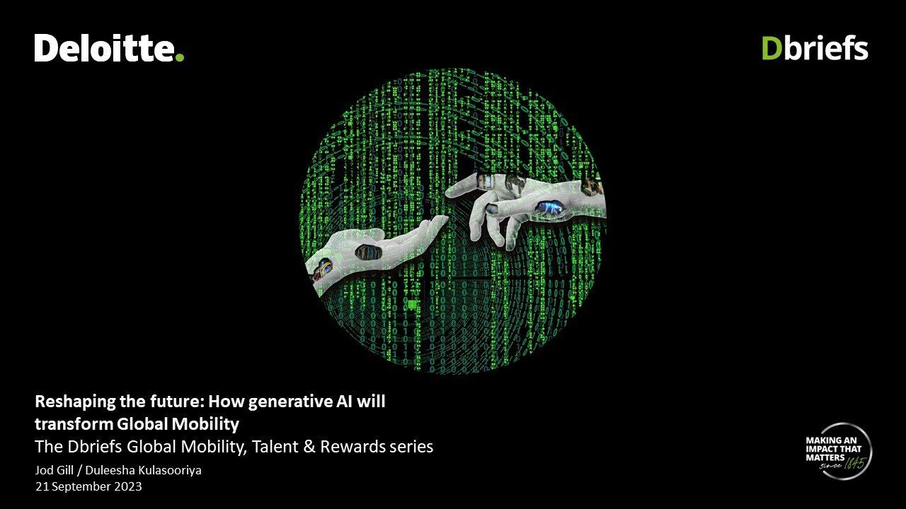 Reshaping the future: How generative AI will transform Global Mobility