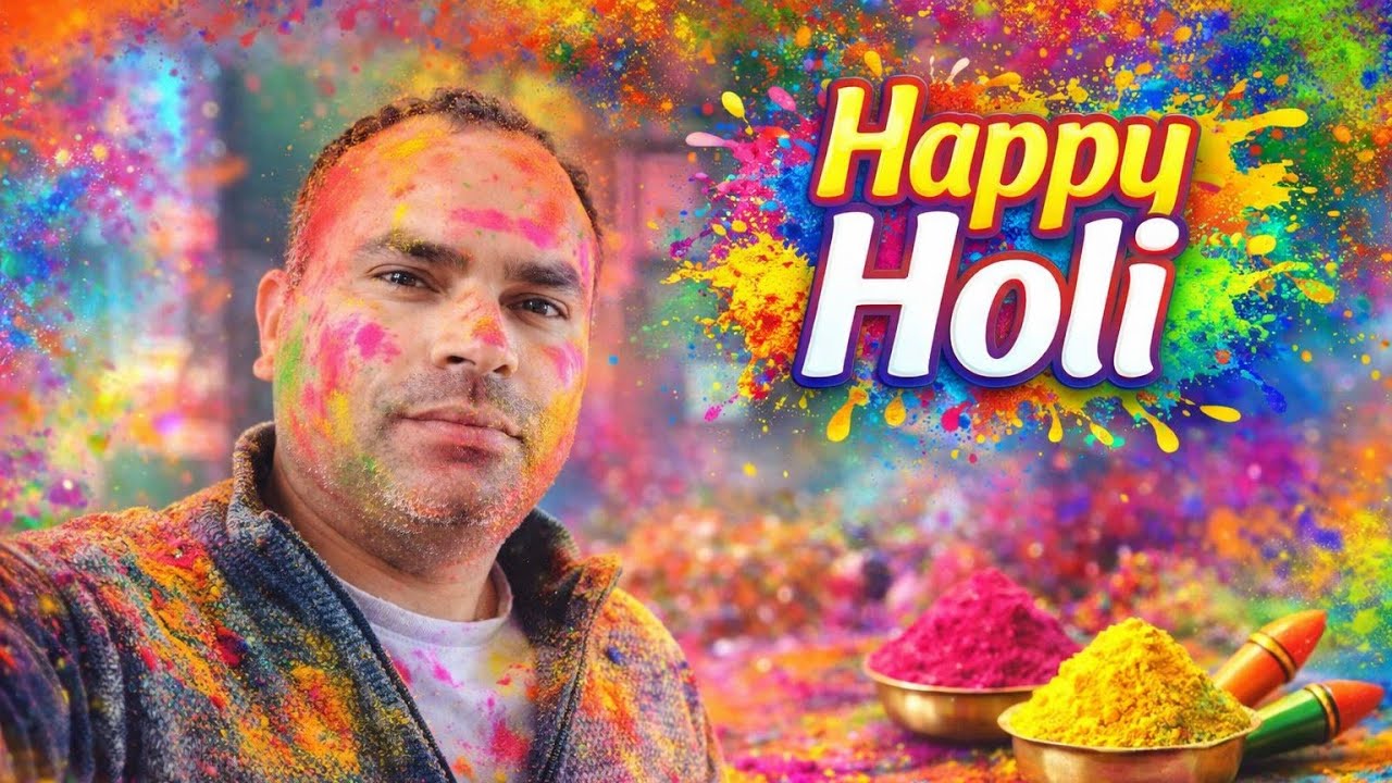 Happy Holi Festival 2026 🎨 | Rangon Ka Tyohar | Holi Celebration With Family