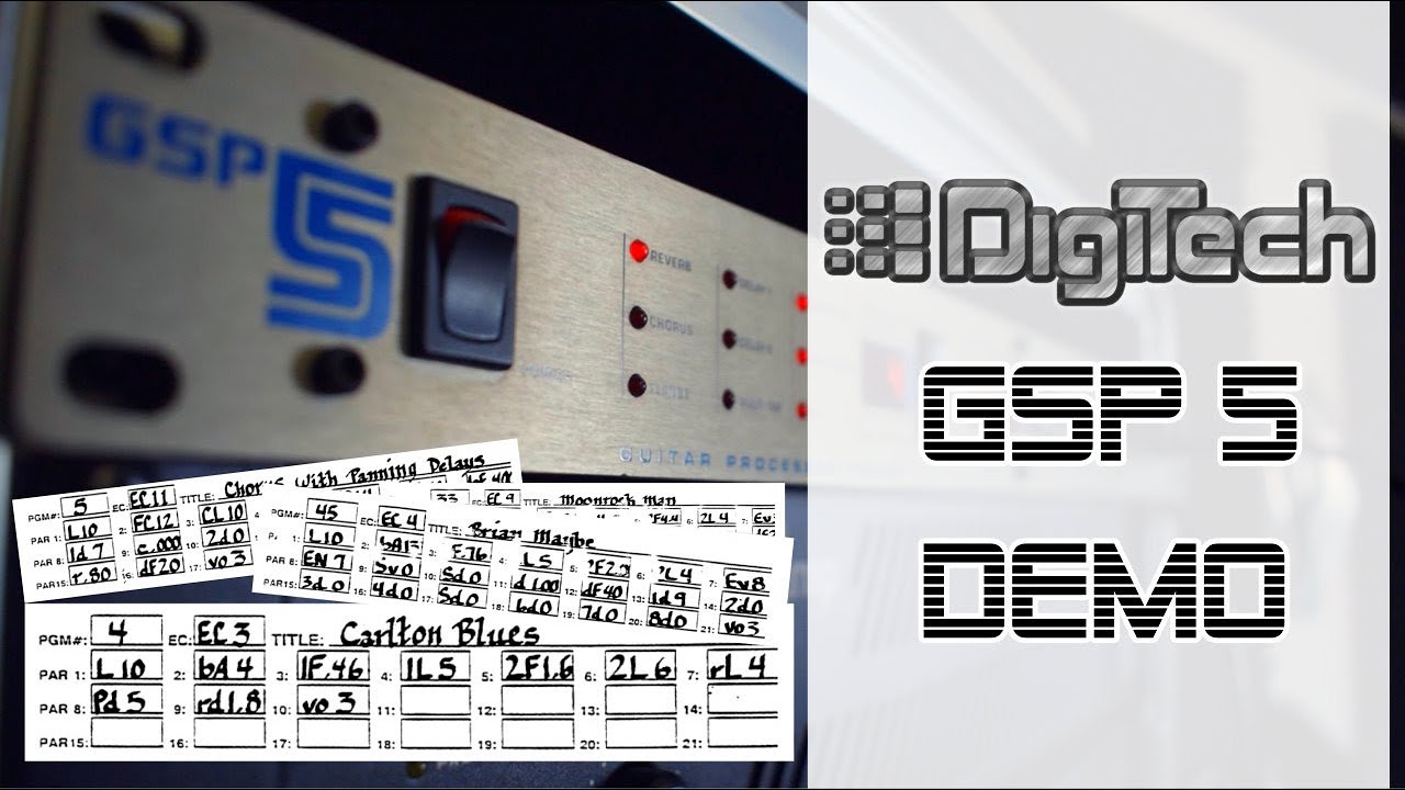 Digitech GSP5 - Demo