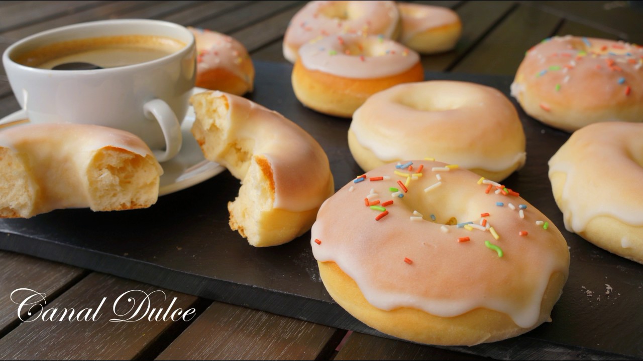 DONUTS O DONAS AL HORNO MUCHO MAS LIGERAS RECETA FÁCIL