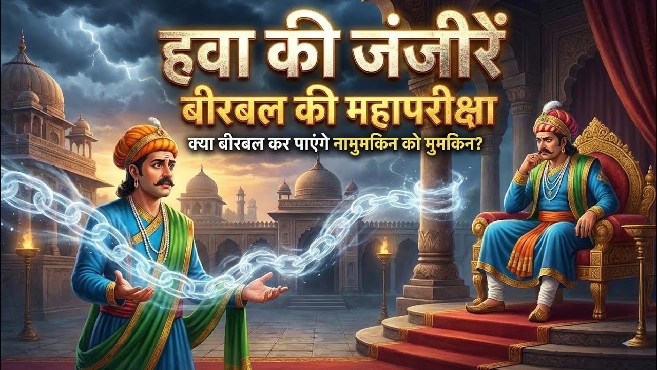    ।।हवा की जंजीरें बीरबल की महापरीक्षा।। 