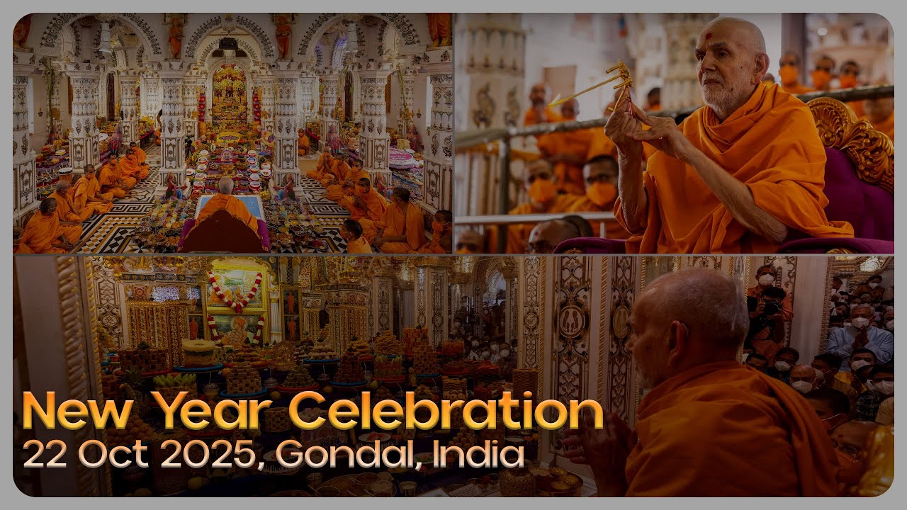 New Year Celebration, Guruhari Darshan, 22 Oct 2025, Gondal, India