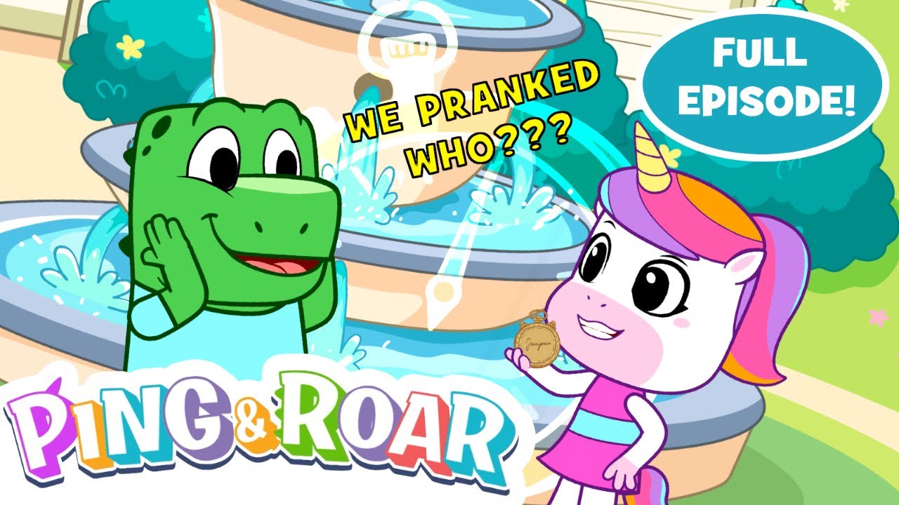 Time Pranksters! ⏰🕰️ | Ping & Roar! | Cartoons For Kids | 65