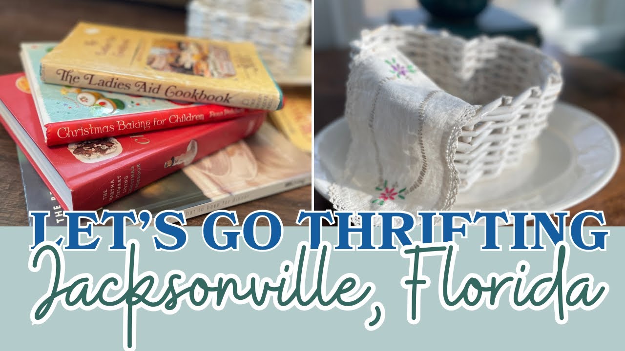 Let’s Go Thrifting in Florida! Vintage Home Decor & Books