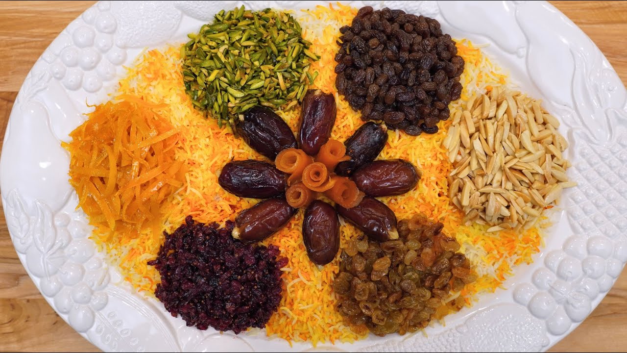 Morasa Polo (Jeweled Rice) | مرصع پلو | Iranian Food | ENG SUB