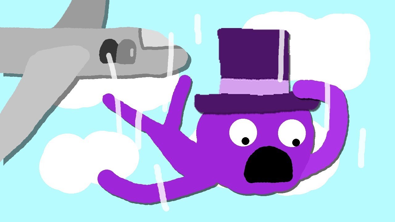 Zombey springt aus einem Flugzeug. (Escapists #8)