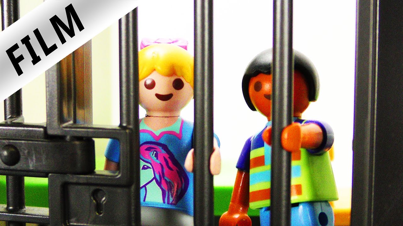 Playmobil Film Deutsch - HANNAH + DAVE IM GEFÄNGNIS! Was ist passiert?  Kinderserie Familie Vogel