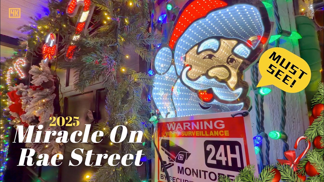 Miracle On Rae Street 3313 | ✨The Best Christmas House in Vancouver 4K (Disney, Star Wars, Minions)✨