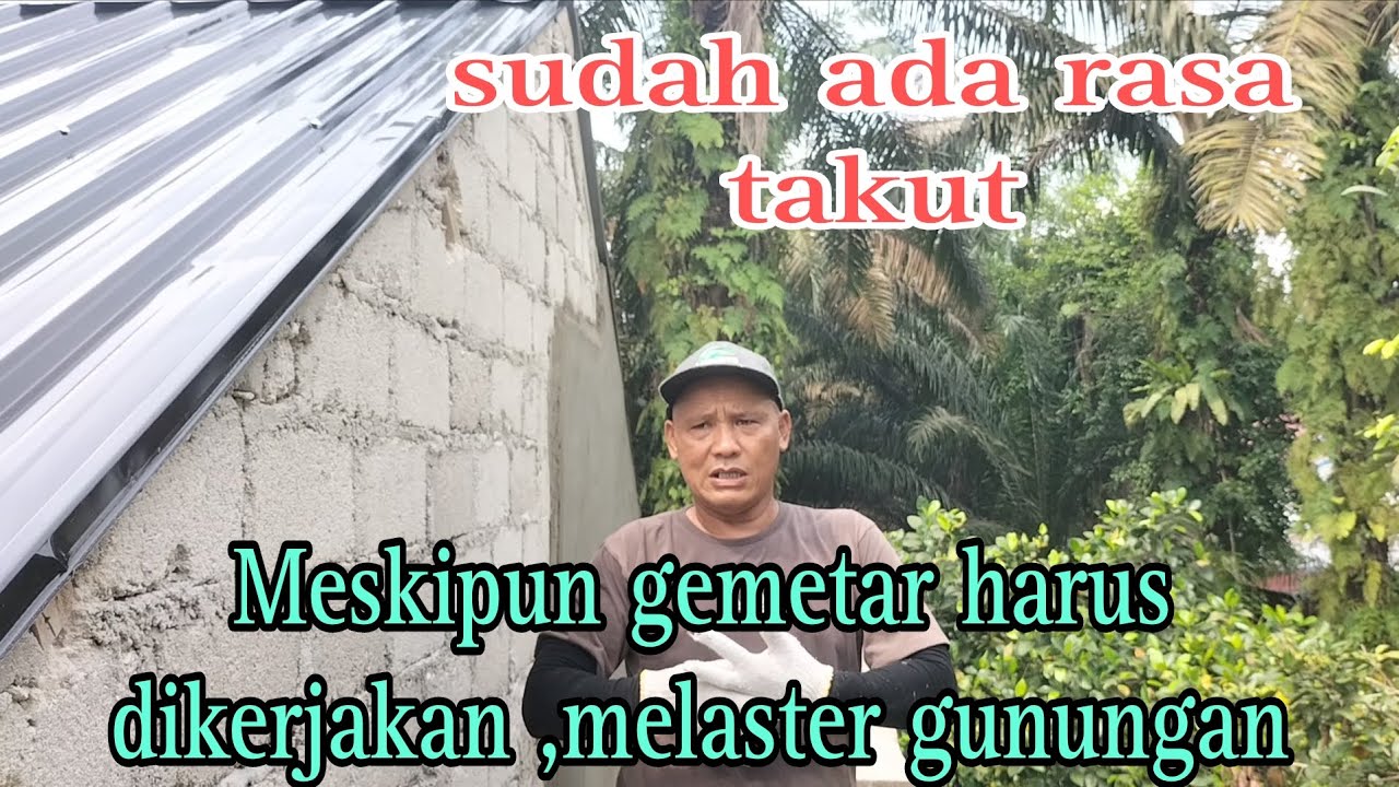 Cara melaster gunungan