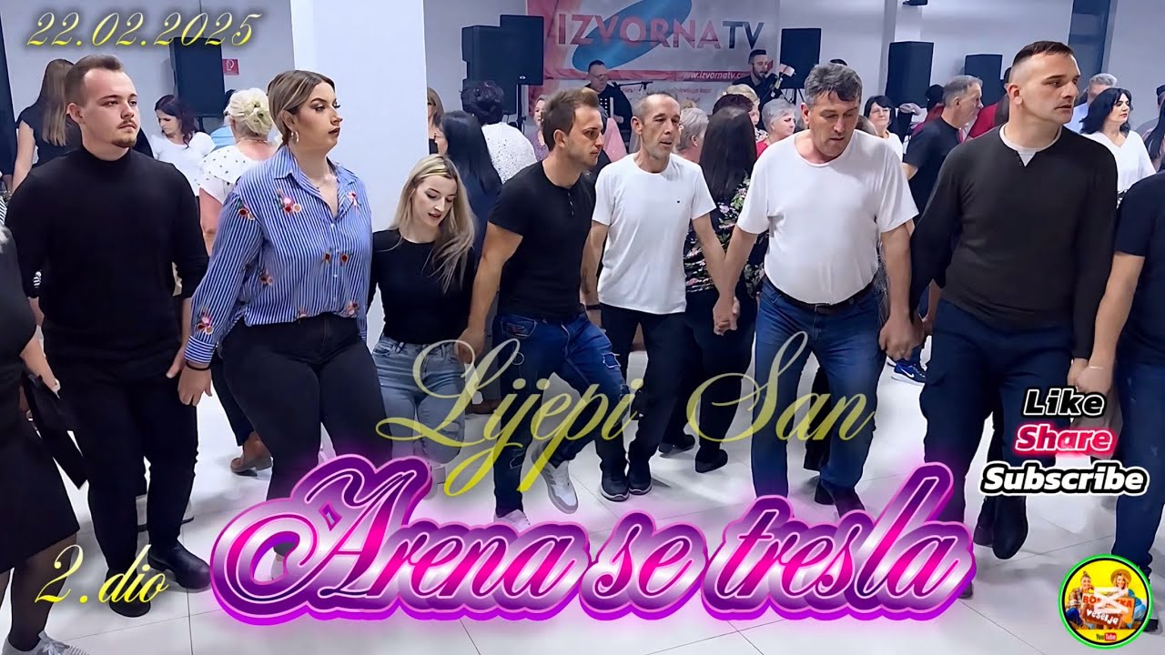 Arena se trese🔥kad svira 🎹Husnija i Alan💃🕺veliko izvorno sijelo 22.02.2025