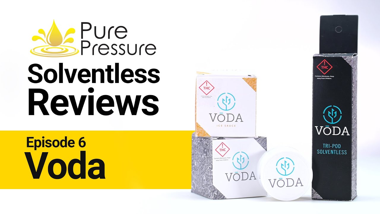 Solventless Reviews Ep6: Voda Concentrates Tri-Pod, Solventless THCA, and Ice Sauce