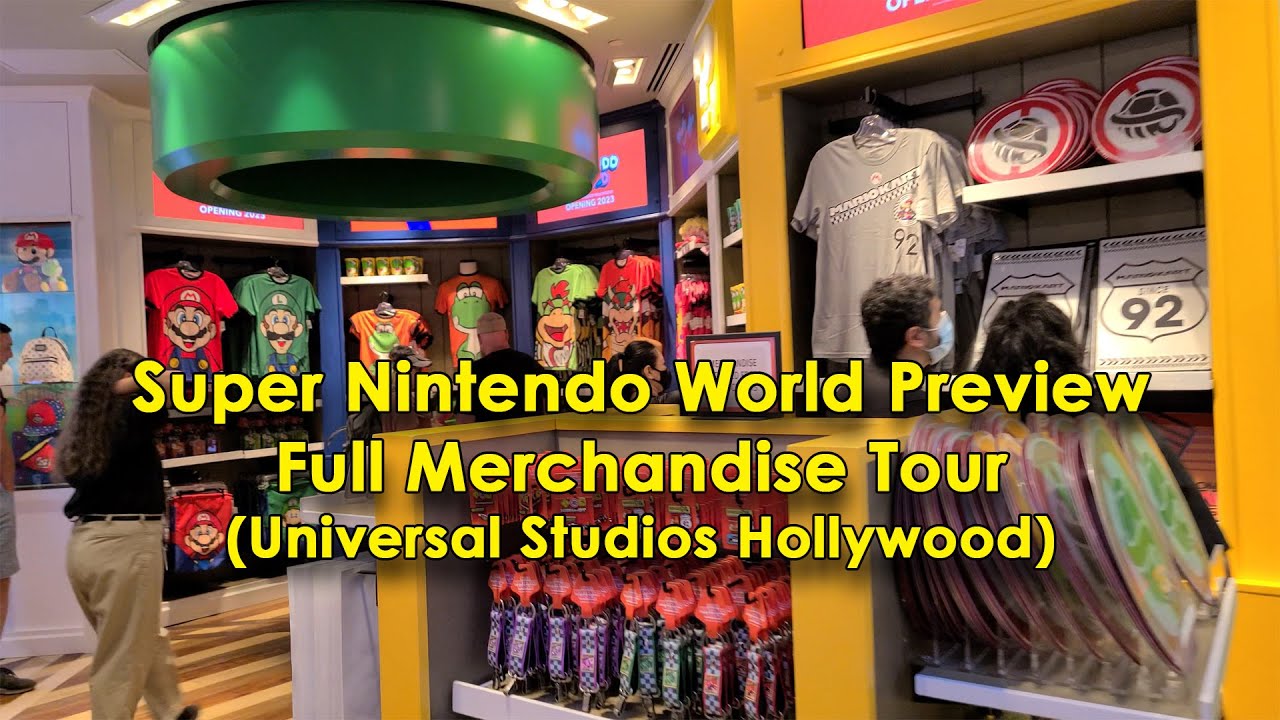 Super Nintendo World Merchandise Tour w/Prices - New Universal Studios Hollywood (USH) Land in 2023!