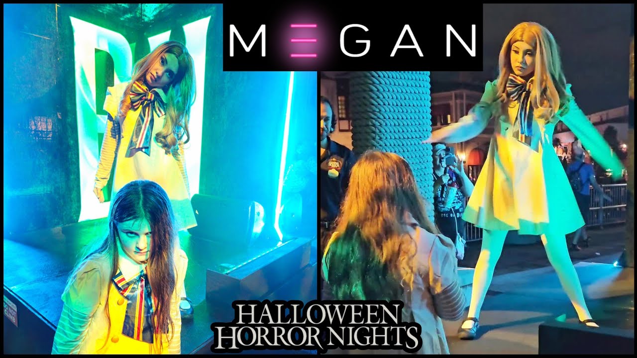 M3GAN Meeting M3GAN at Halloween Horror Nights Orlando | Blumhouse Scare Zone