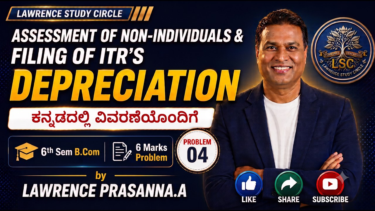 ANITR - 04 DEPRECIATION  6 SEM B.COM 6 MARKS