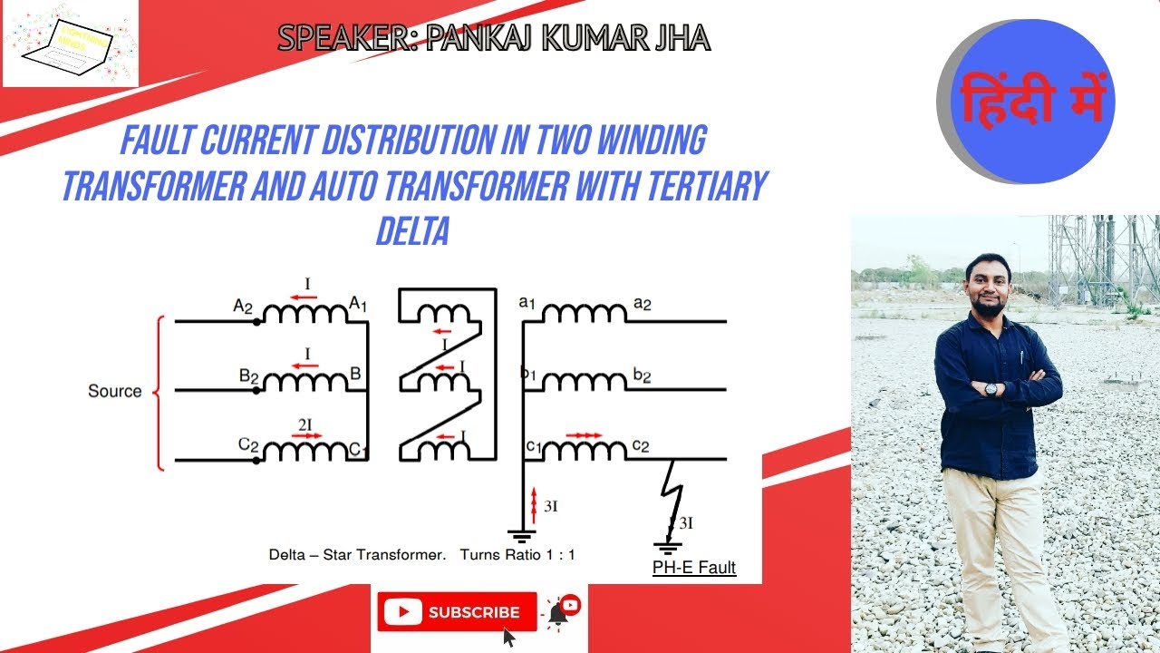 LEC-3: Fault Current Distribution in Two Winding Transformer and Auto Transformers || हिंदी में