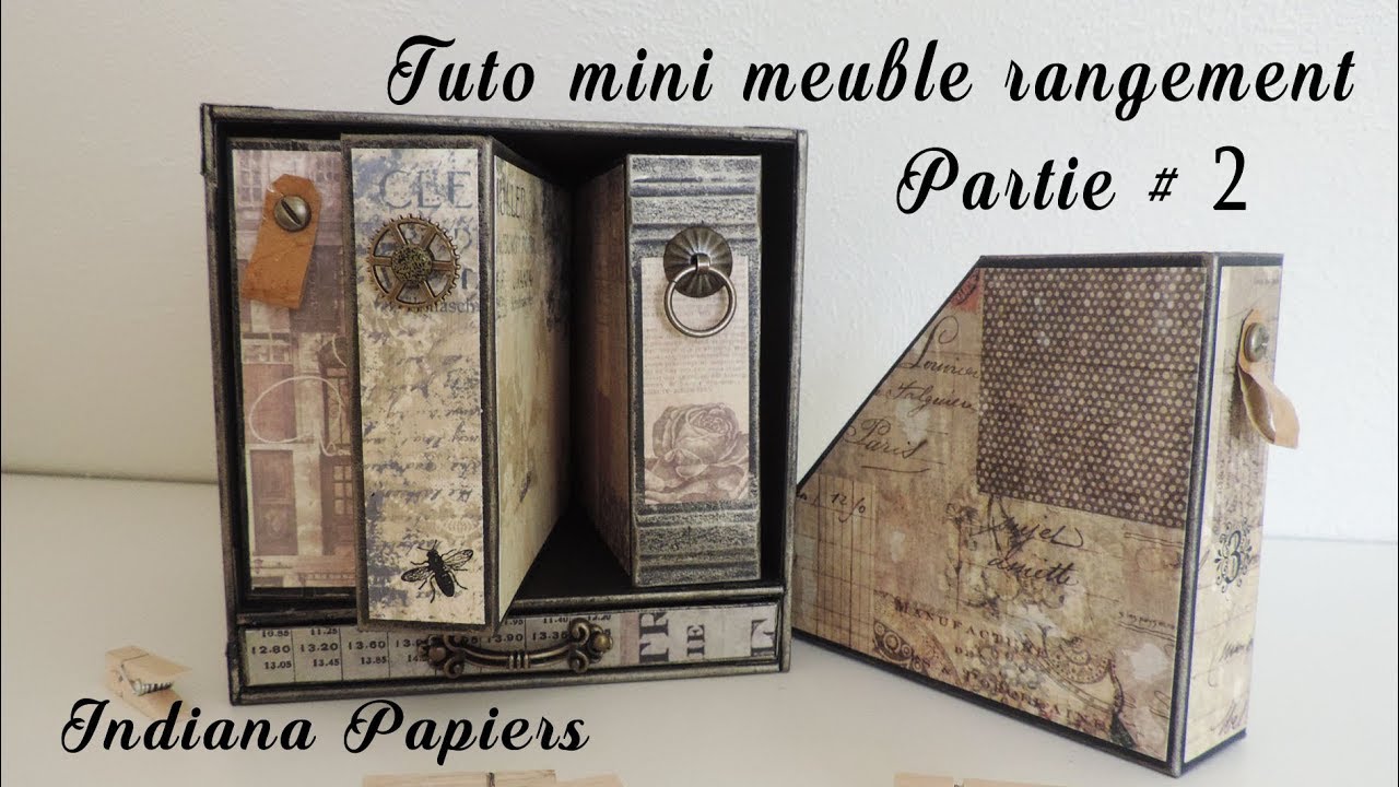 Tuto mini meuble #2 classeur pochettes