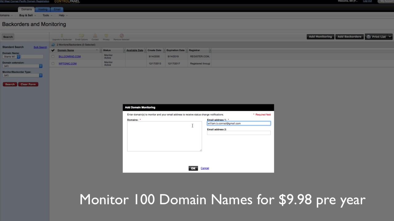 Domain Alert Pro - Get that Damain You Want