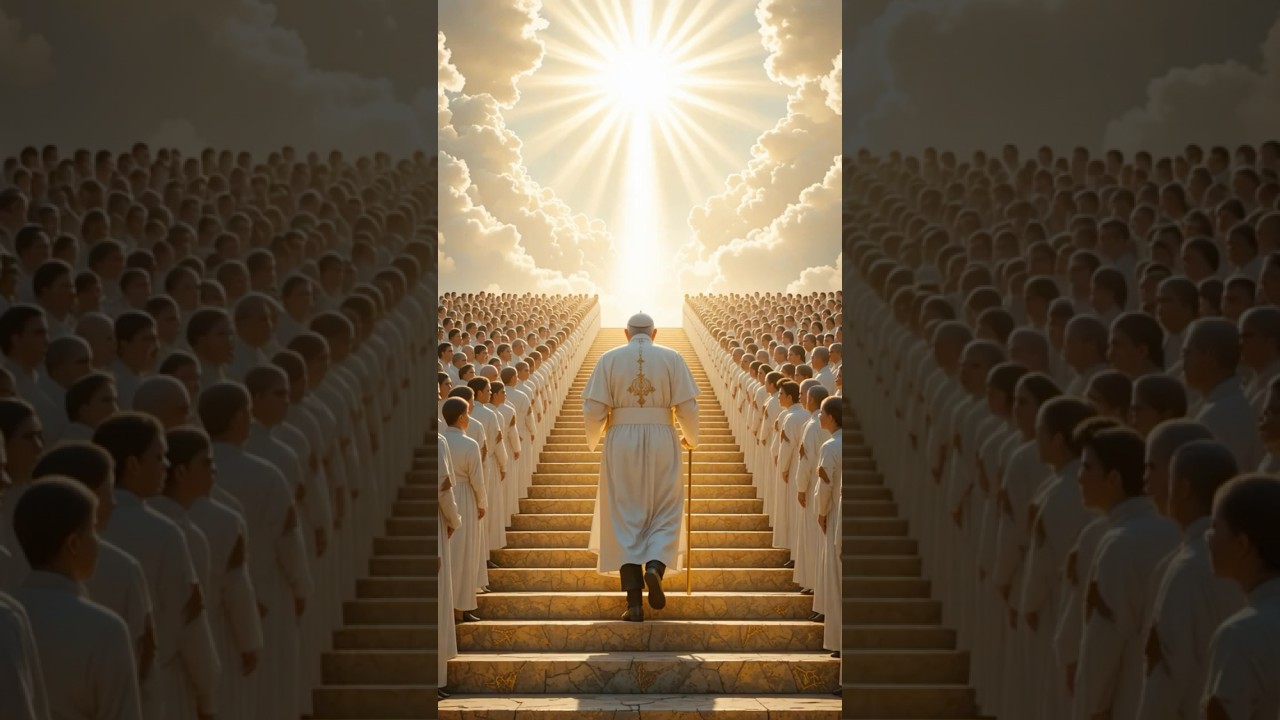 The Pope Enters Heaven &ndash; Welcomed by the People, and Meets Jesus
