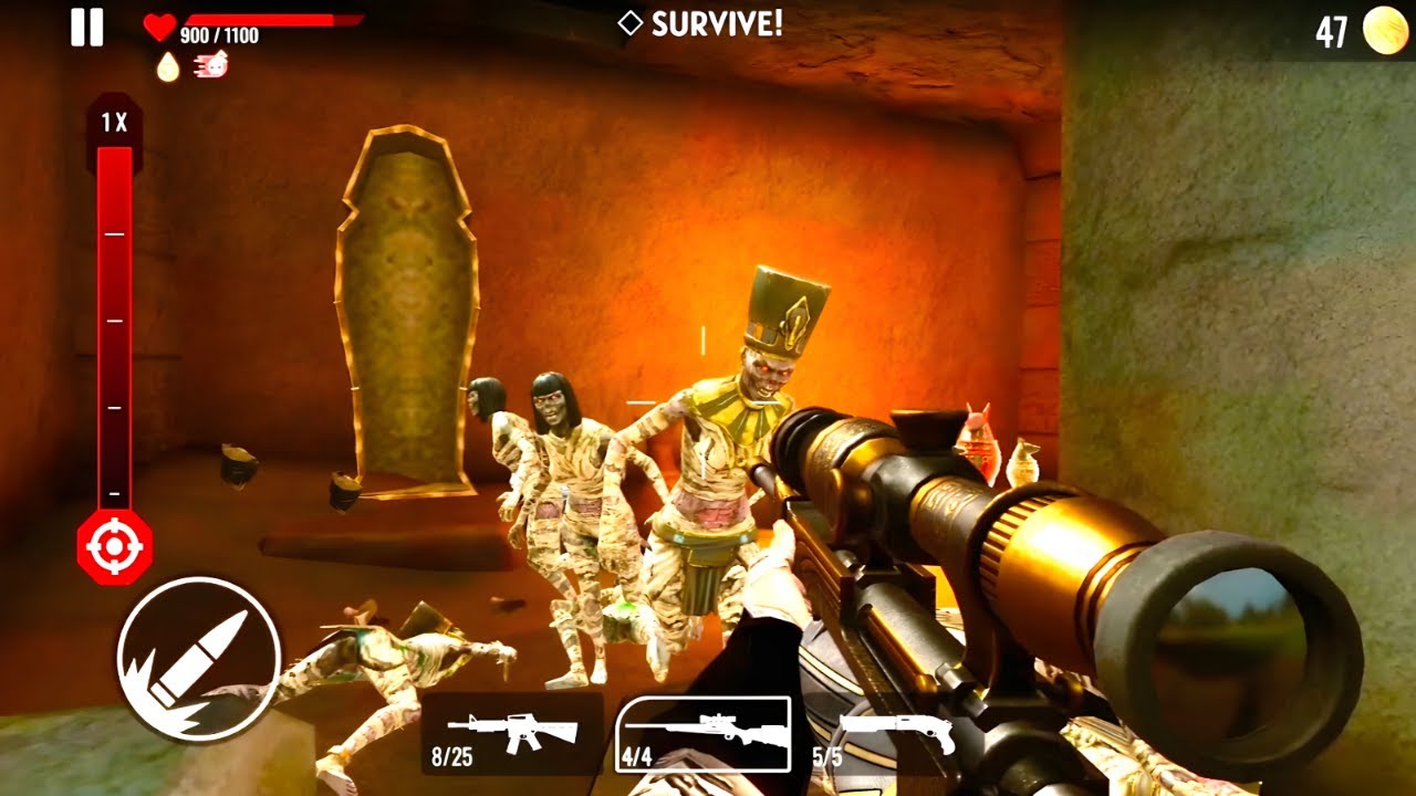 Ancient Curse | Maze | Sniper Zombie II Event Gameplay | Hard Mode