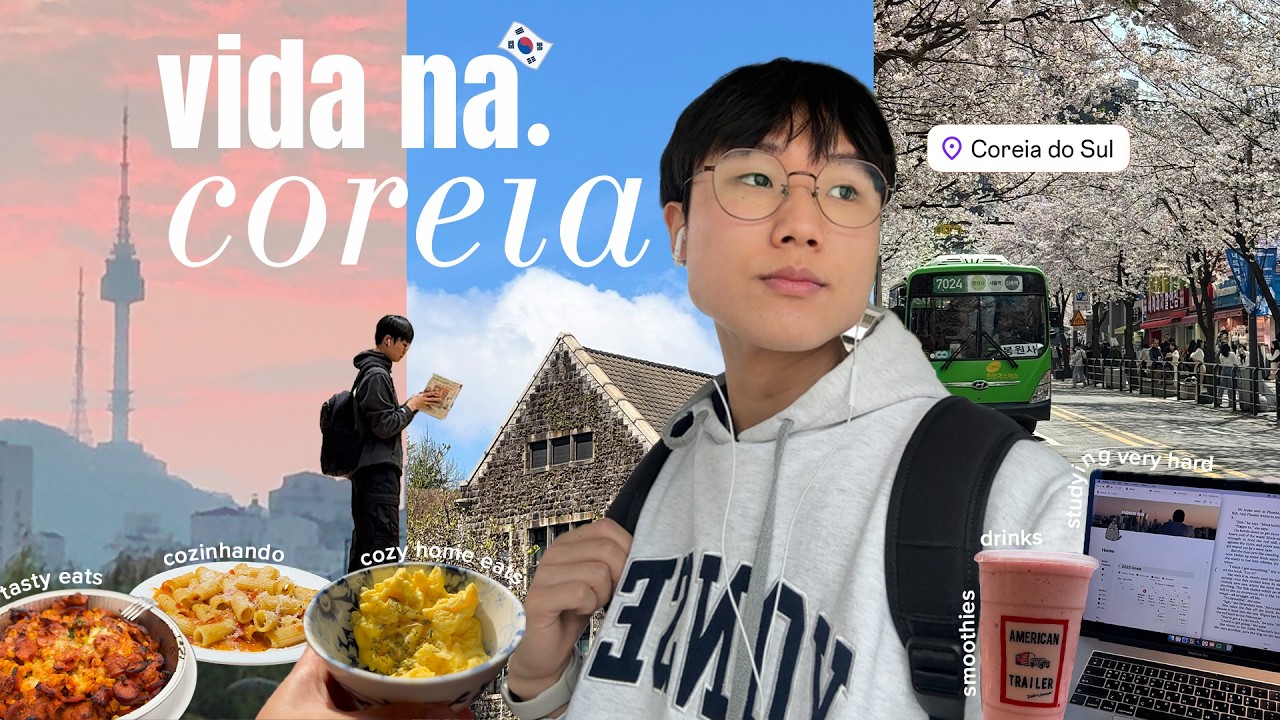 como é morar na coreia | busy days na faculdade, cozinhando em casa, primavera & saindo com amigos