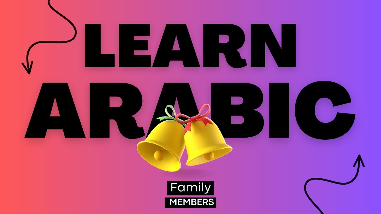 How To Say FAMILY Members in ARABIC| Learn Family Vocabulary.