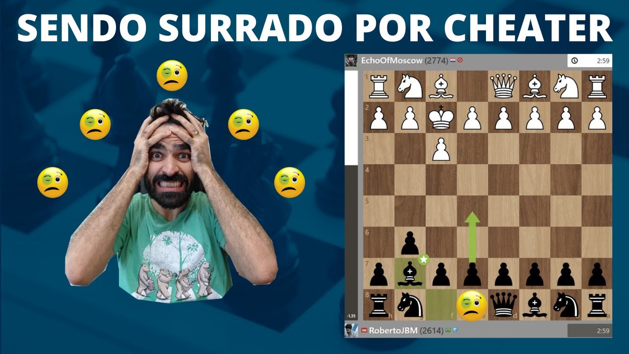 O DIA QUE UM CHEATER ME ESPANCOU E HUMILHOU NO CHESS.COM
