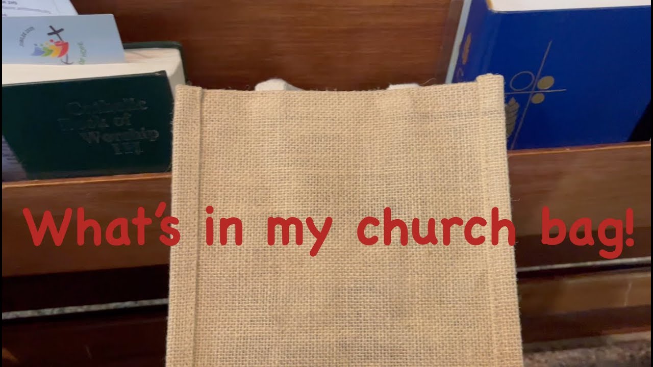What's in my Church bag? (what I bring to Mass)