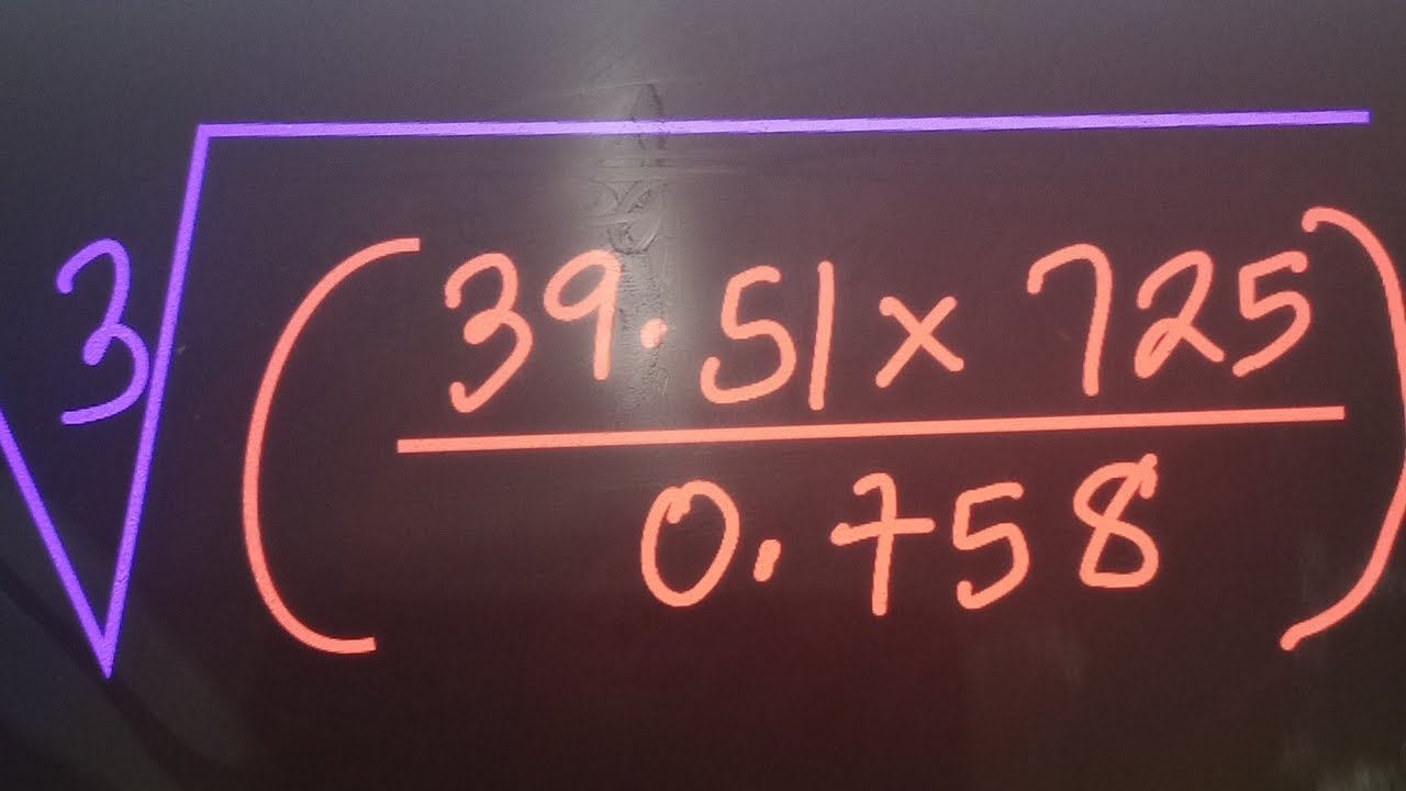 Logarithm with root