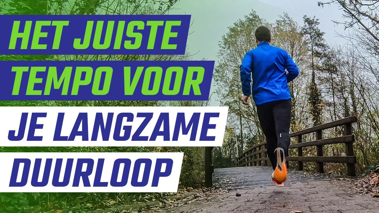 Bepaal het juiste tempo voor een langzame duurloop