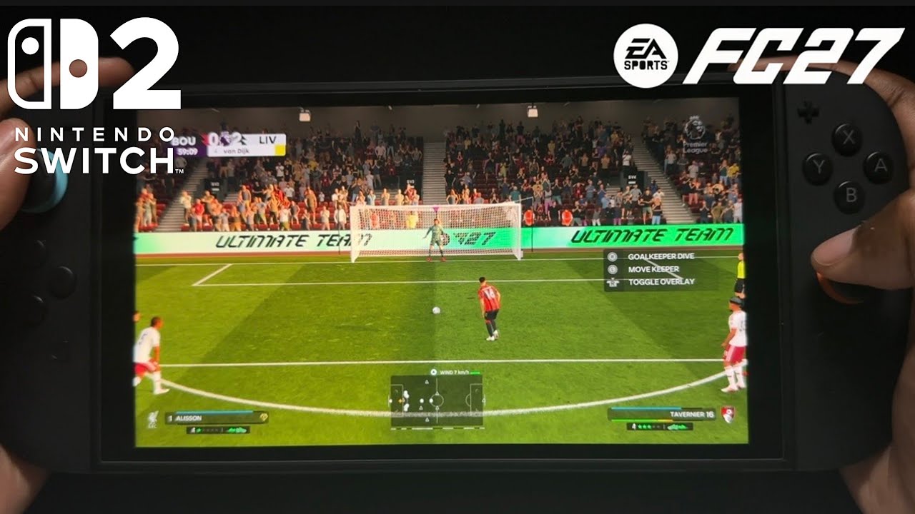 EA FC 27 на Nintendo Switch 2 | Геймплей | Портативный режим