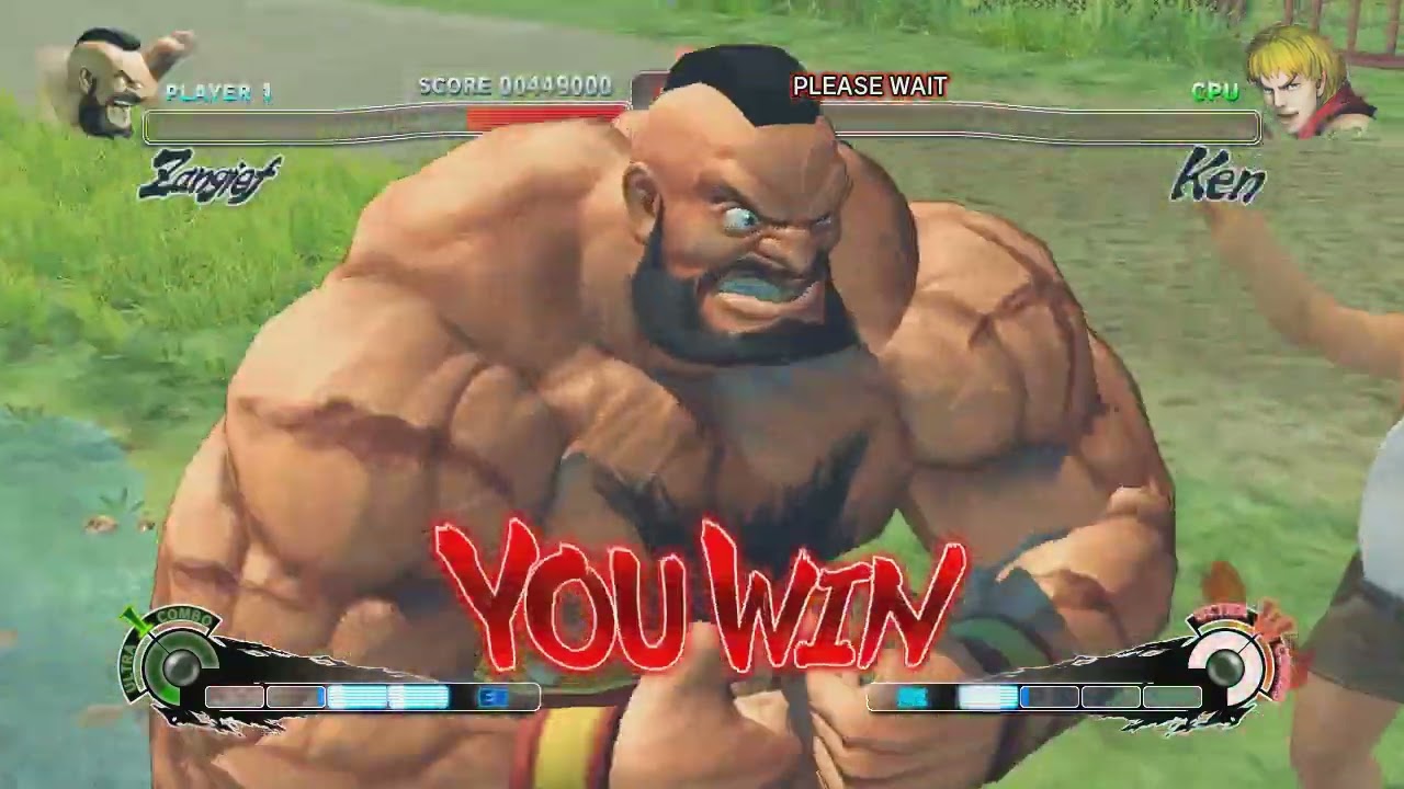 Ultra Street Fighter IV (PS3) Zangief Hardest Difficulty Playthrough
