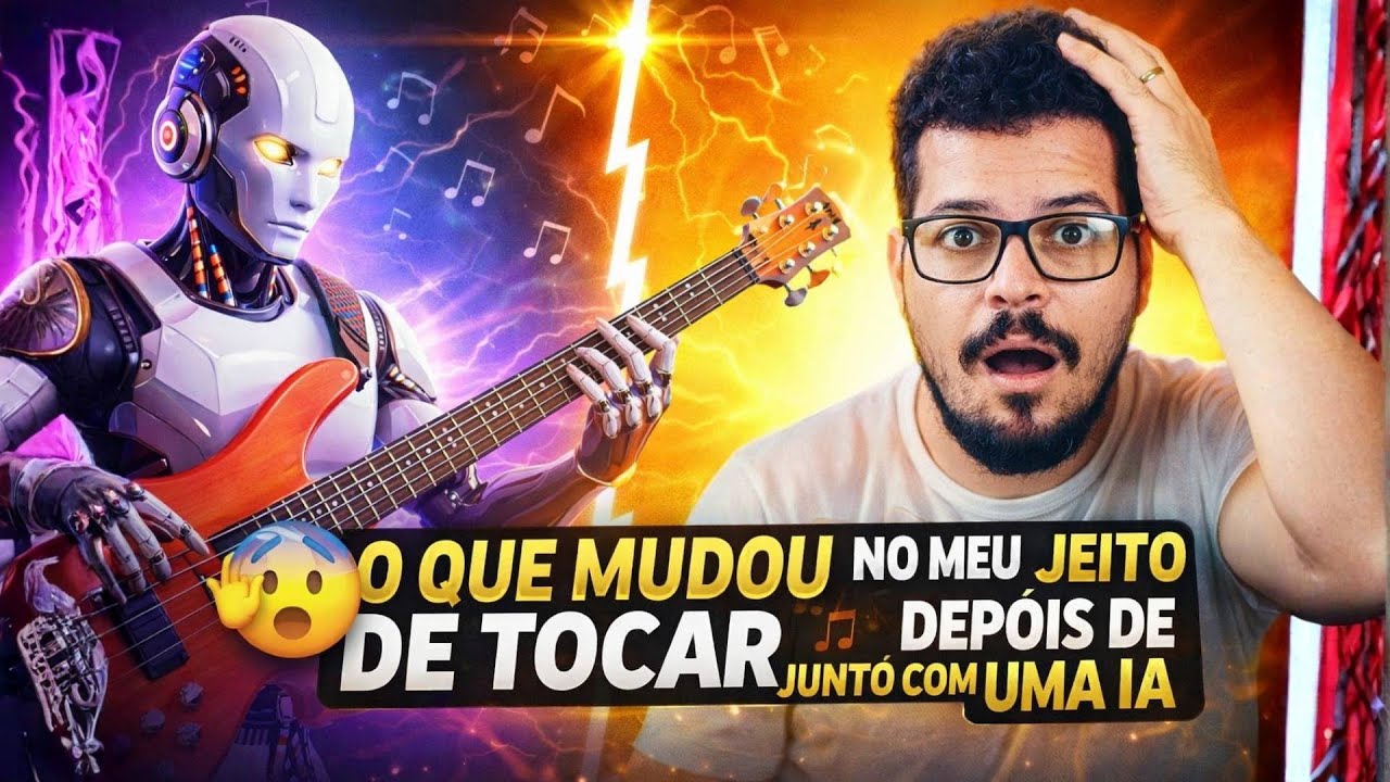 🤯 O que mudou no meu jeito de tocar depois de tocar junto com uma i.A.