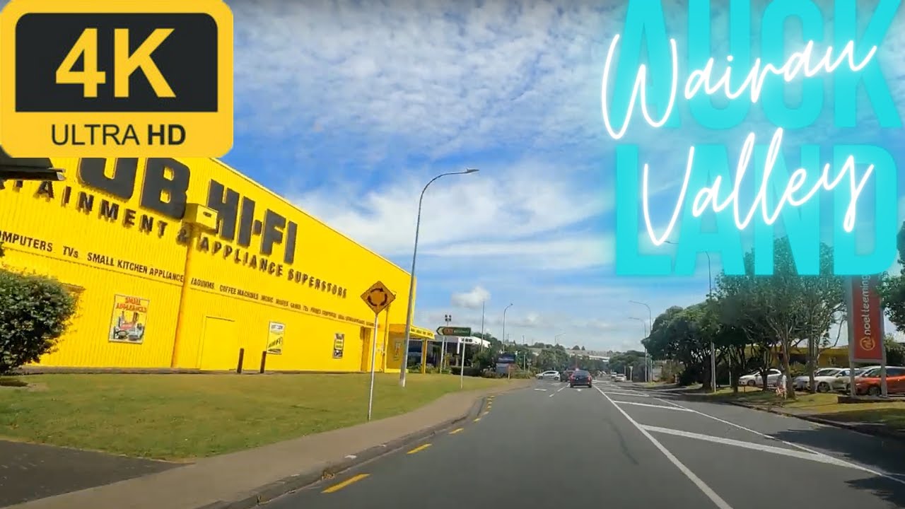 Auckland Drive | Greenlane to Wairau Park | Central Auckland | 4K