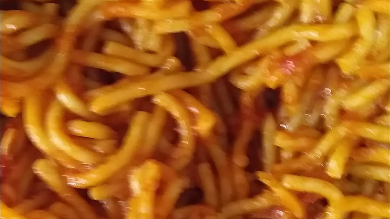 Arabic style spaghetti without meat.