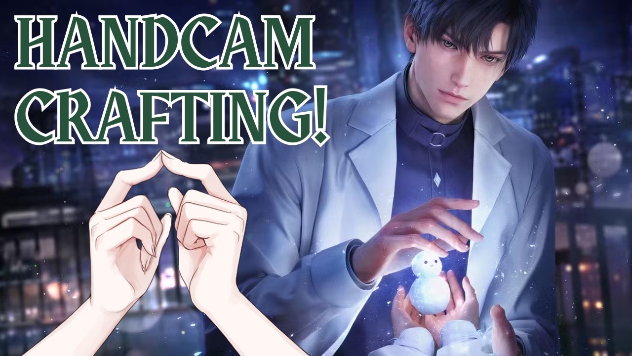[EN] [HANDCAM CRAFTING] Putting our Zayne book together & a plushie maybe??