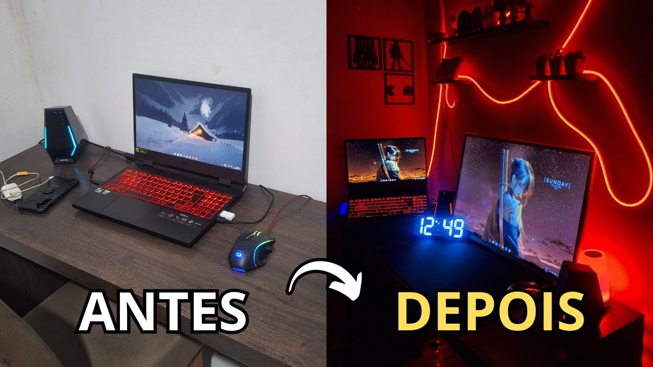 Tunei Meu Setup Com Produtos Baratos Da Shopee e AliExpress