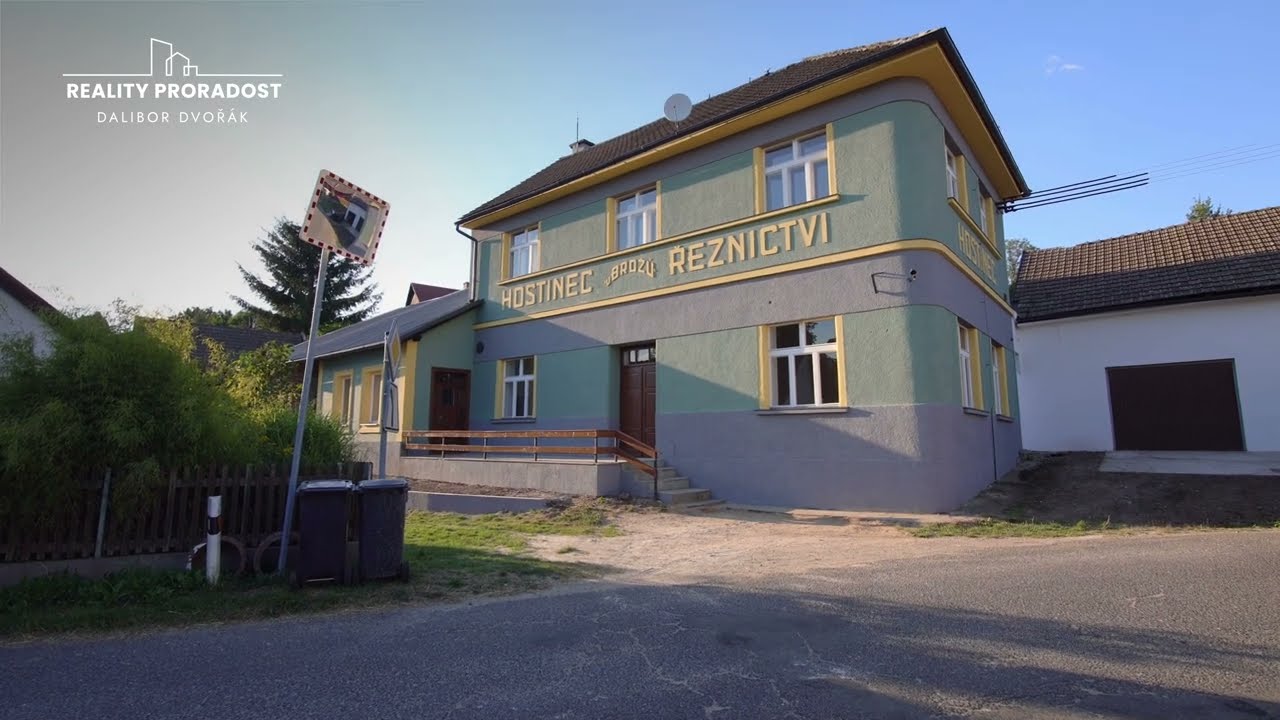 Prodej rodinného domu s komerčním prostorem v obci Drahotice /okr. Ml. Boleslav/