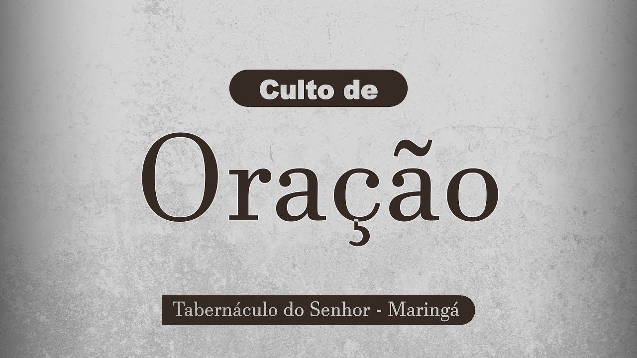 21.01.2026 - Culto de Oração
