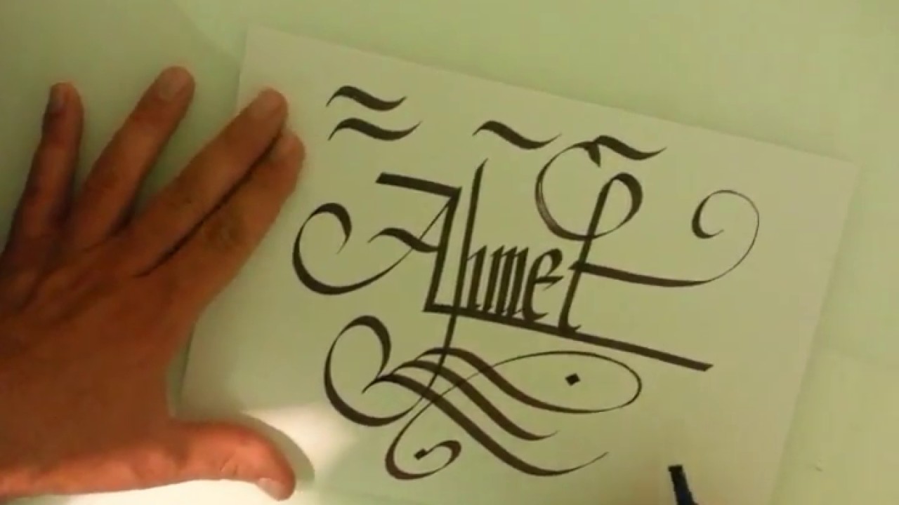 A SÜSLEME KALİGRAFİ