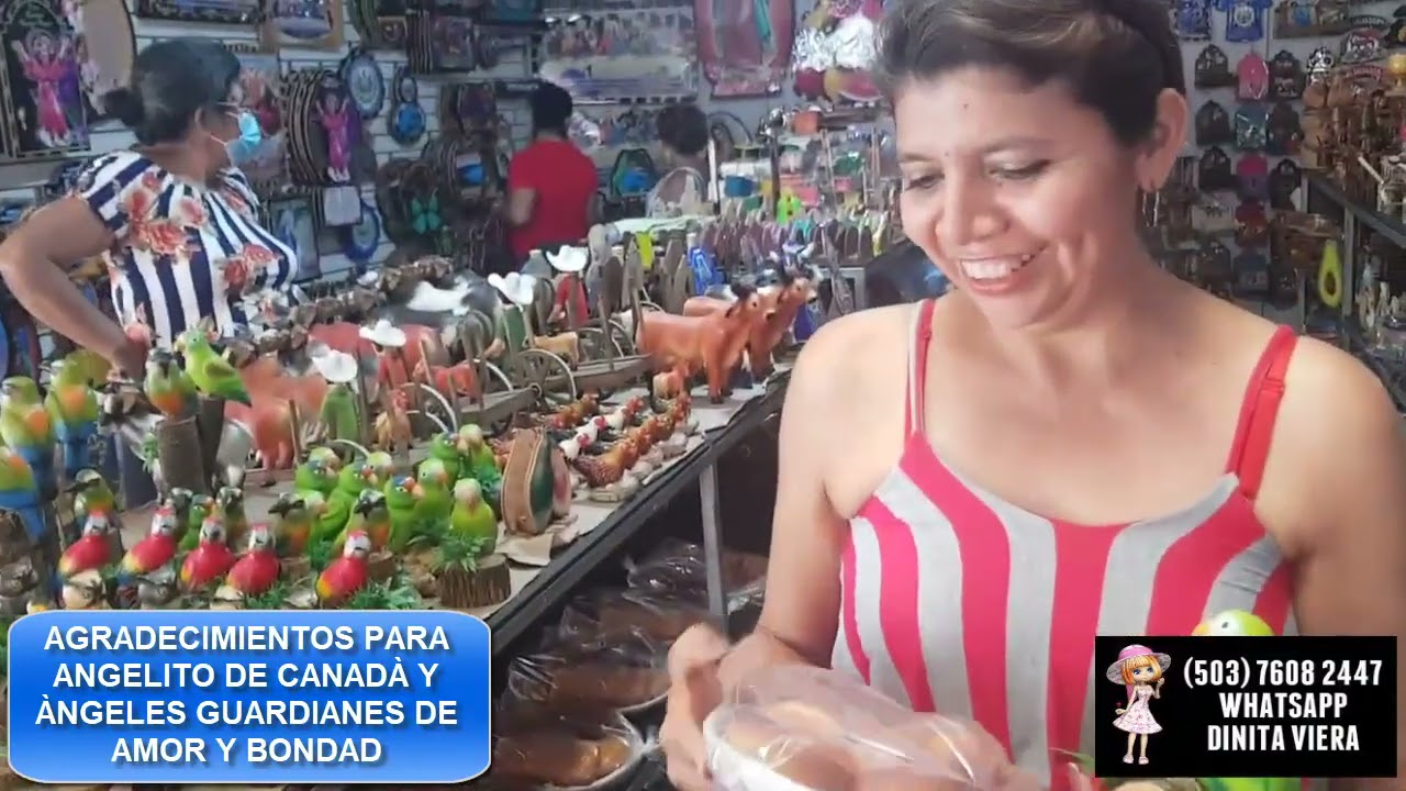SOLO EN ILOBASCO SE VEN ESTAS COSAS, ¿DINITA QUIERE SU PROPIA TIENDA DE ARTESANÌAS?