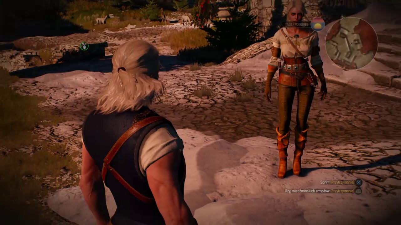 Wiedźmin 3: Dziki Gon|Geralt Pociesza Ciri