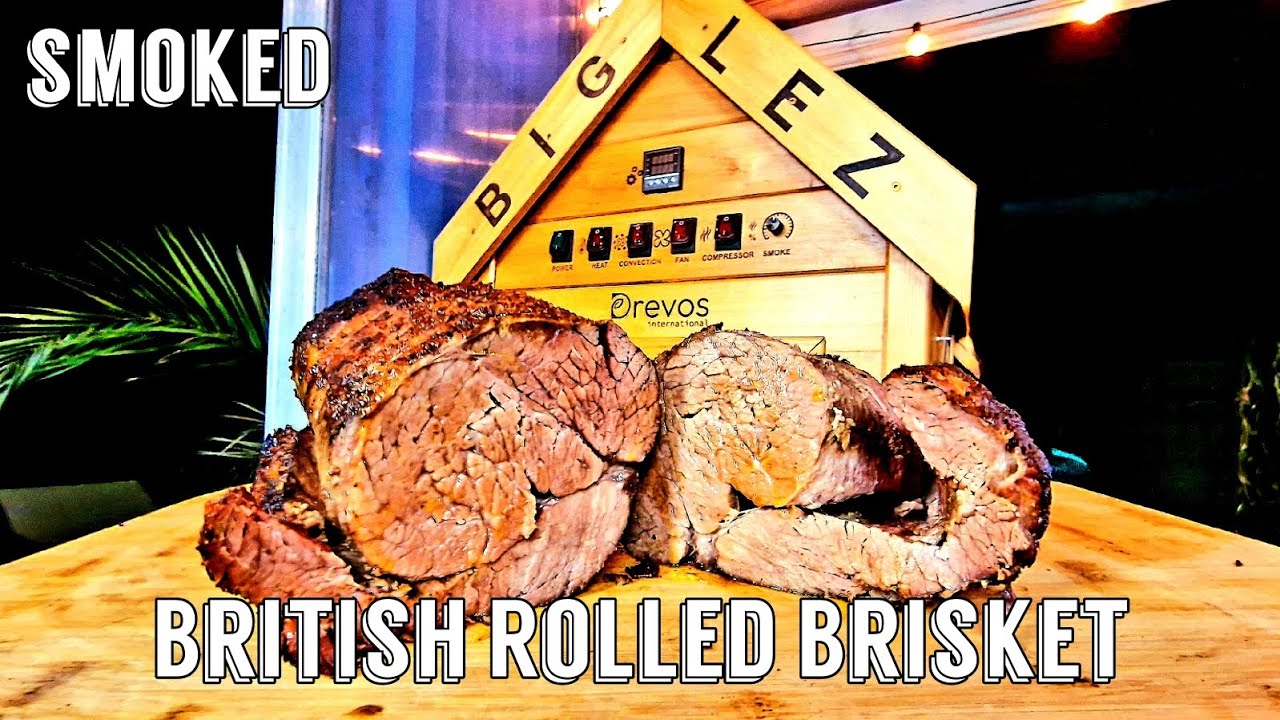 How to Smoked a British Rolled Brisket in a Drevos International Smoker
