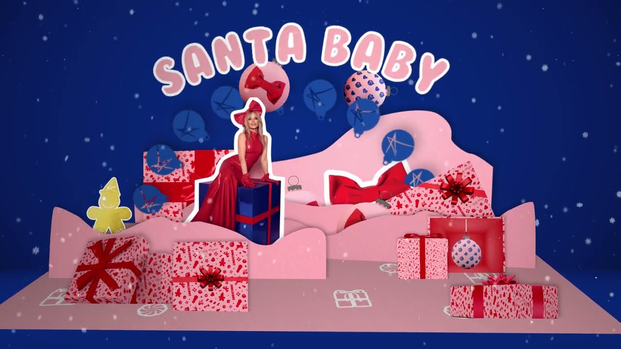 Kylie Minogue - Santa Baby (Visualiser)